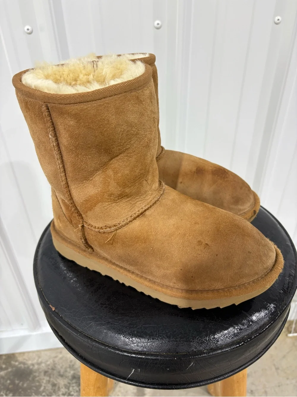 UGG Kids Classic 2 Short Boots - Chestnut Suede